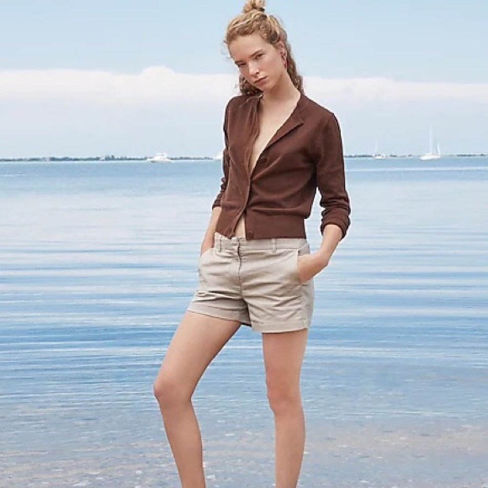 EUC J. Crew 4” Stretch Chino Shorts